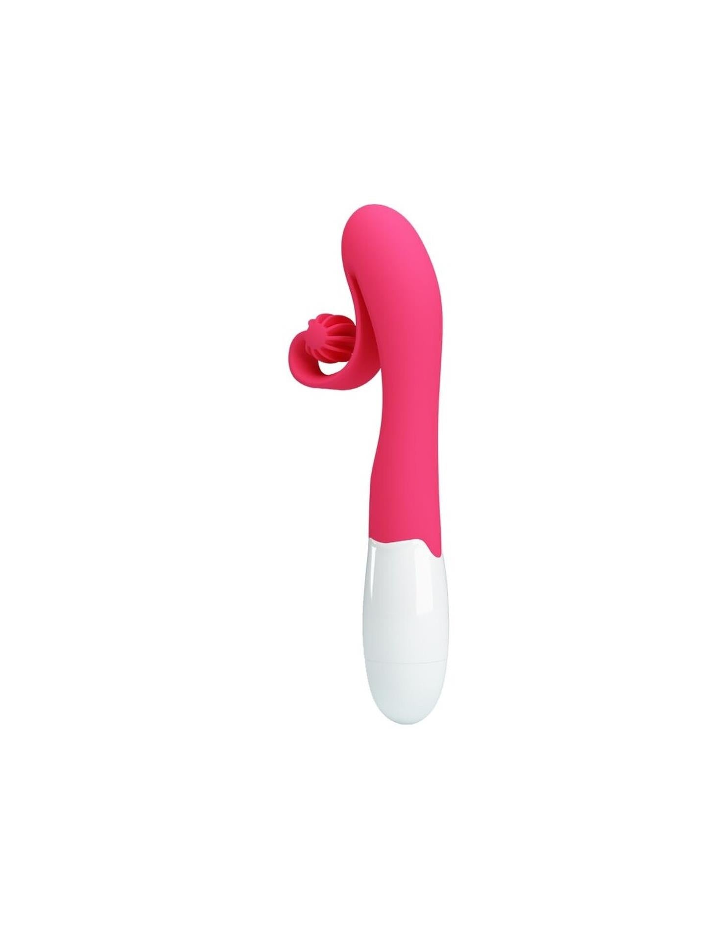 Stimulator Clitoridian din Silicon Pretty Love Romance Roz, 30 Vibrații
