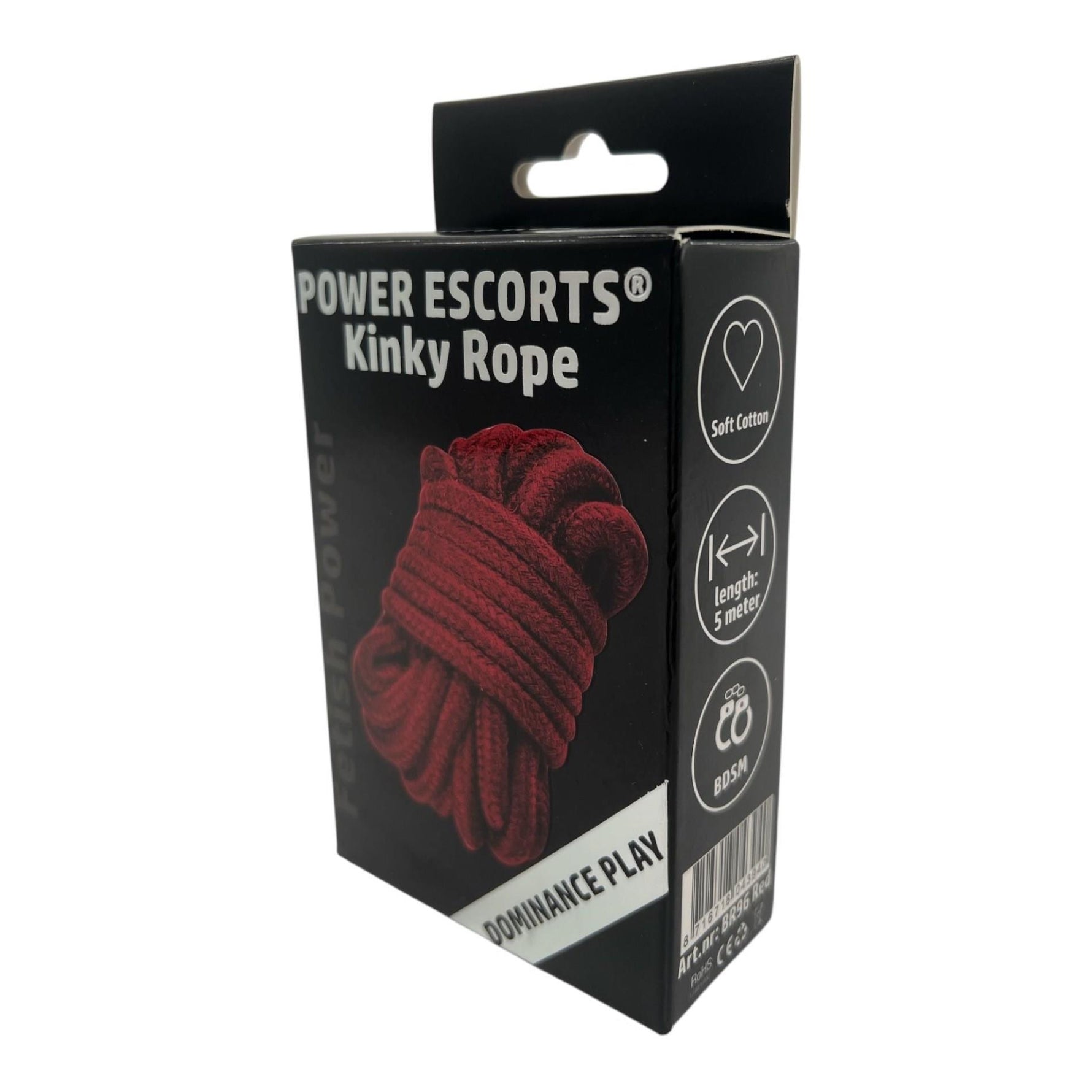 Frânghie de bondage Power Escorts BR96 roșie 5 metri