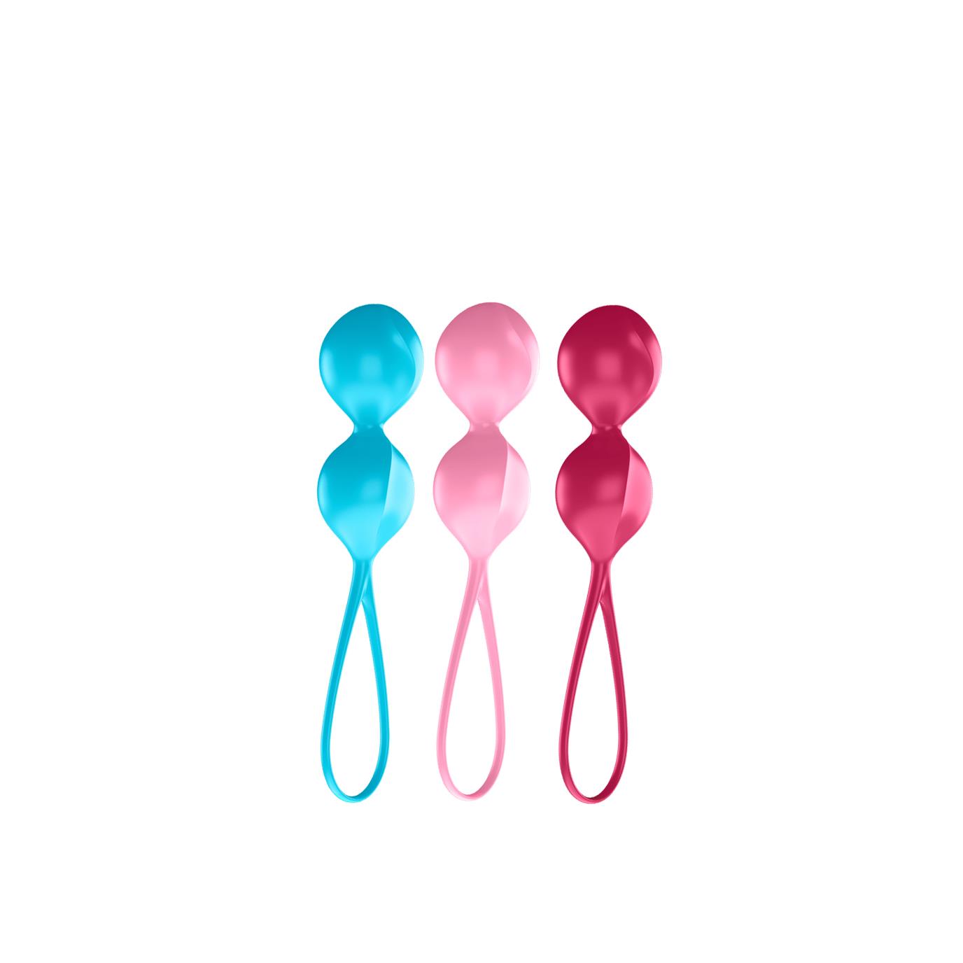 Bile Satisfyer Balls C03, set de 3 bucăți, 3/4 cm