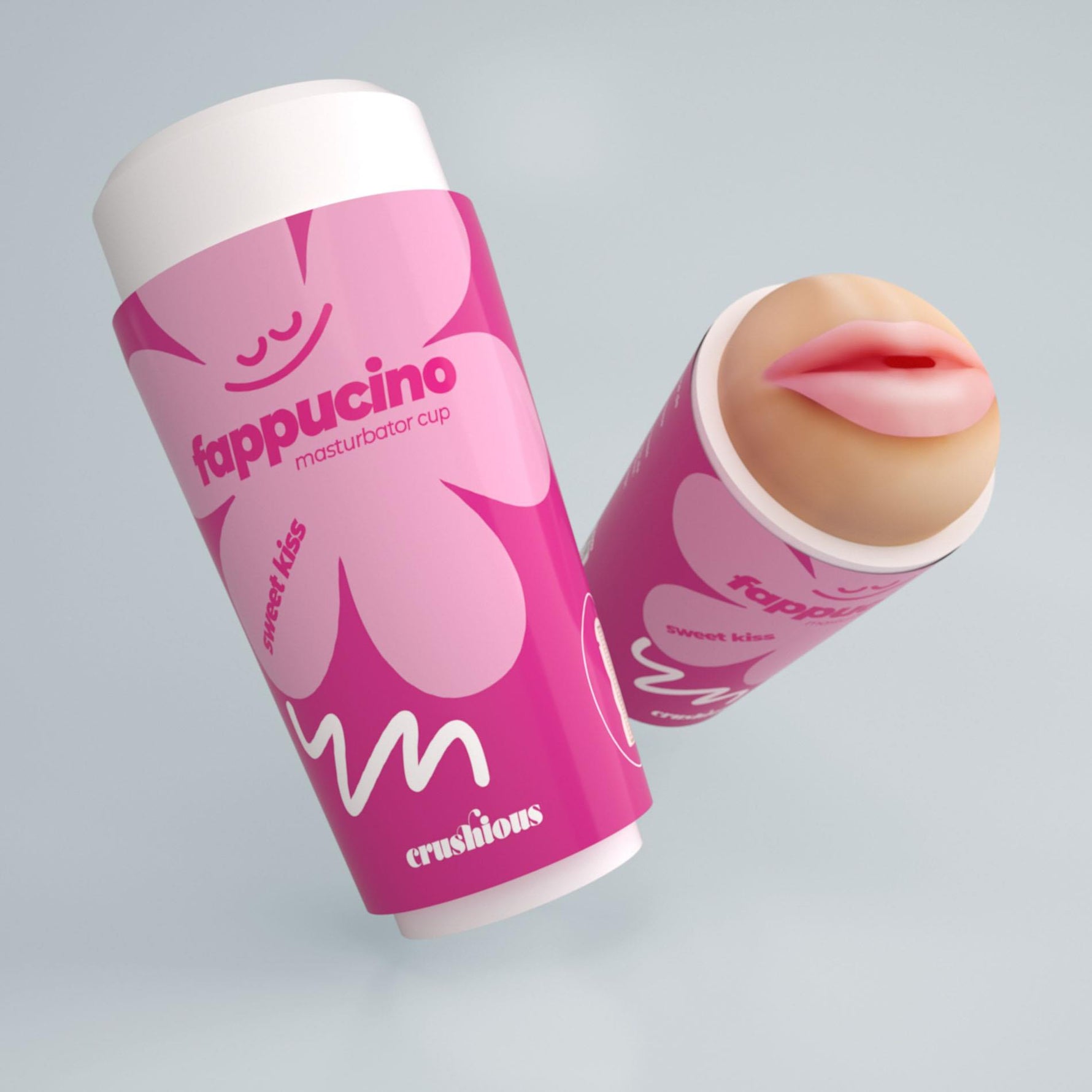 Masturbator oral portabil Crushious Fappucino Sweet Kiss