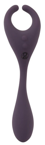 Vibrator din silicon pentru punctul G, cu telecomandă USB, Couples Choice, 18,5 cm