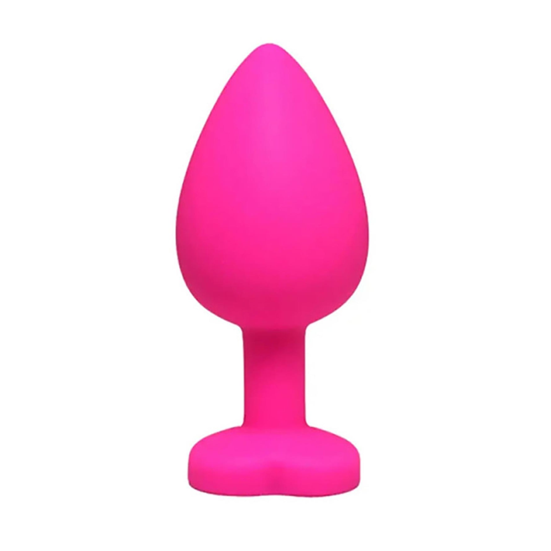 Plug anal Fantasy Heart, roz, mediu, cu cristal