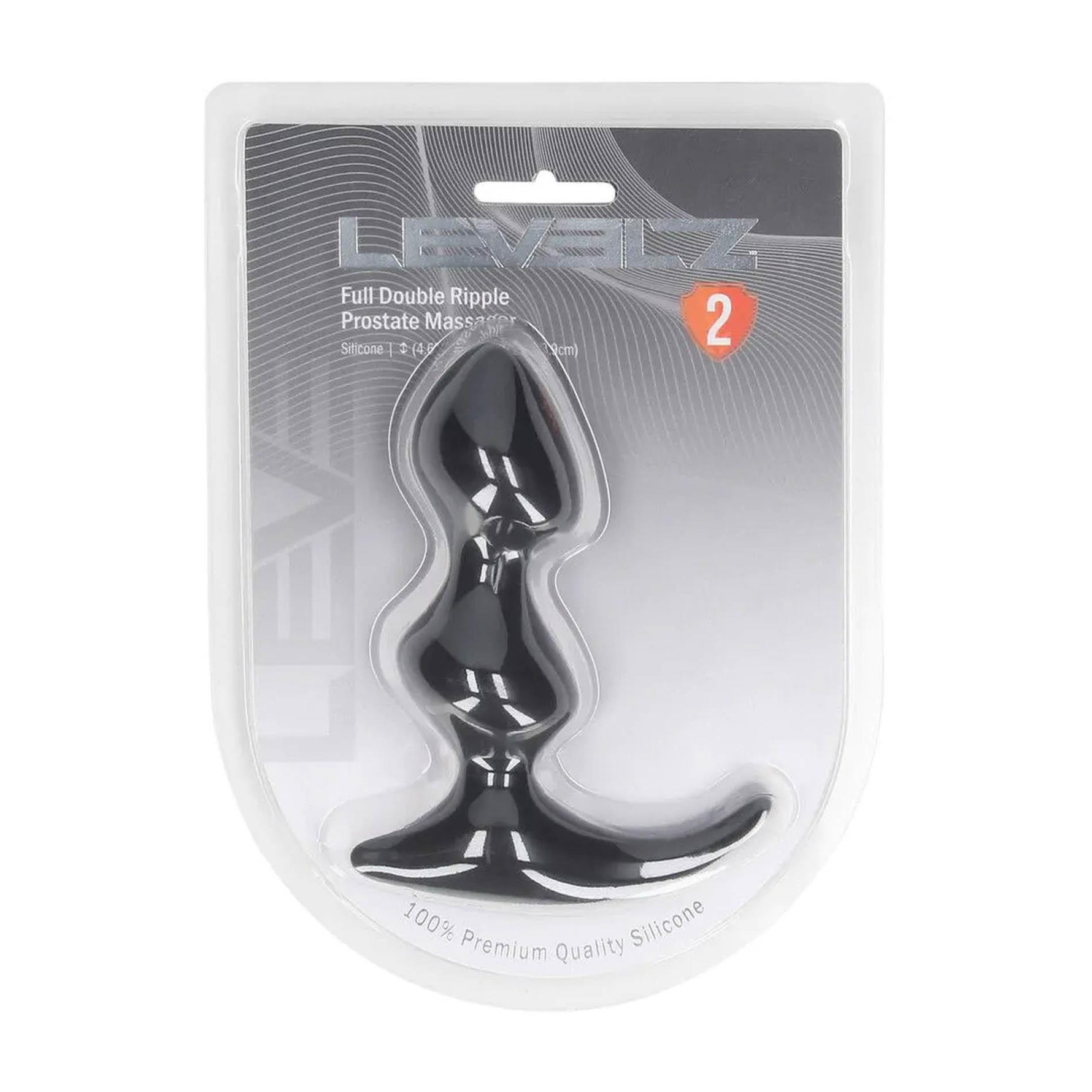 Levelz Level 2 Masaj Prostată Silicon Negru 12 cm