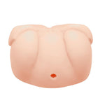 Masturbator realist Crazy Bull cu vagin și anus, vibrator, culoarea pielii, 22 cm