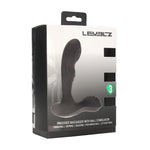 Levelz Aparat de masaj pentru prostată cu vibrații și pulsații din silicon, negru
