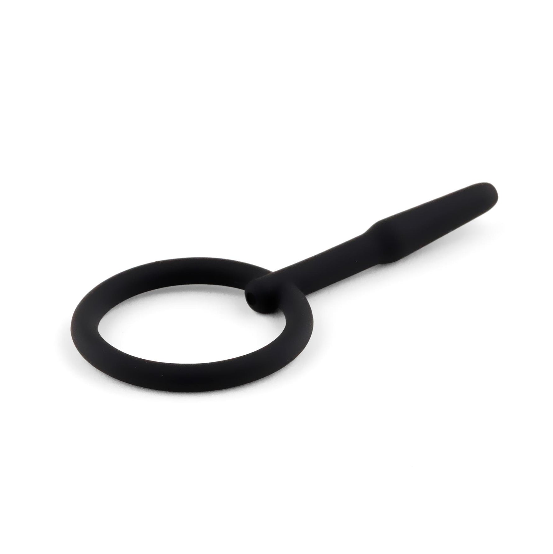Dop de penis din silicon HeavyFun cu canal 8,5 cm