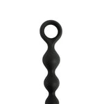 Mărgele anale din silicon Fantasy Black 20 cm