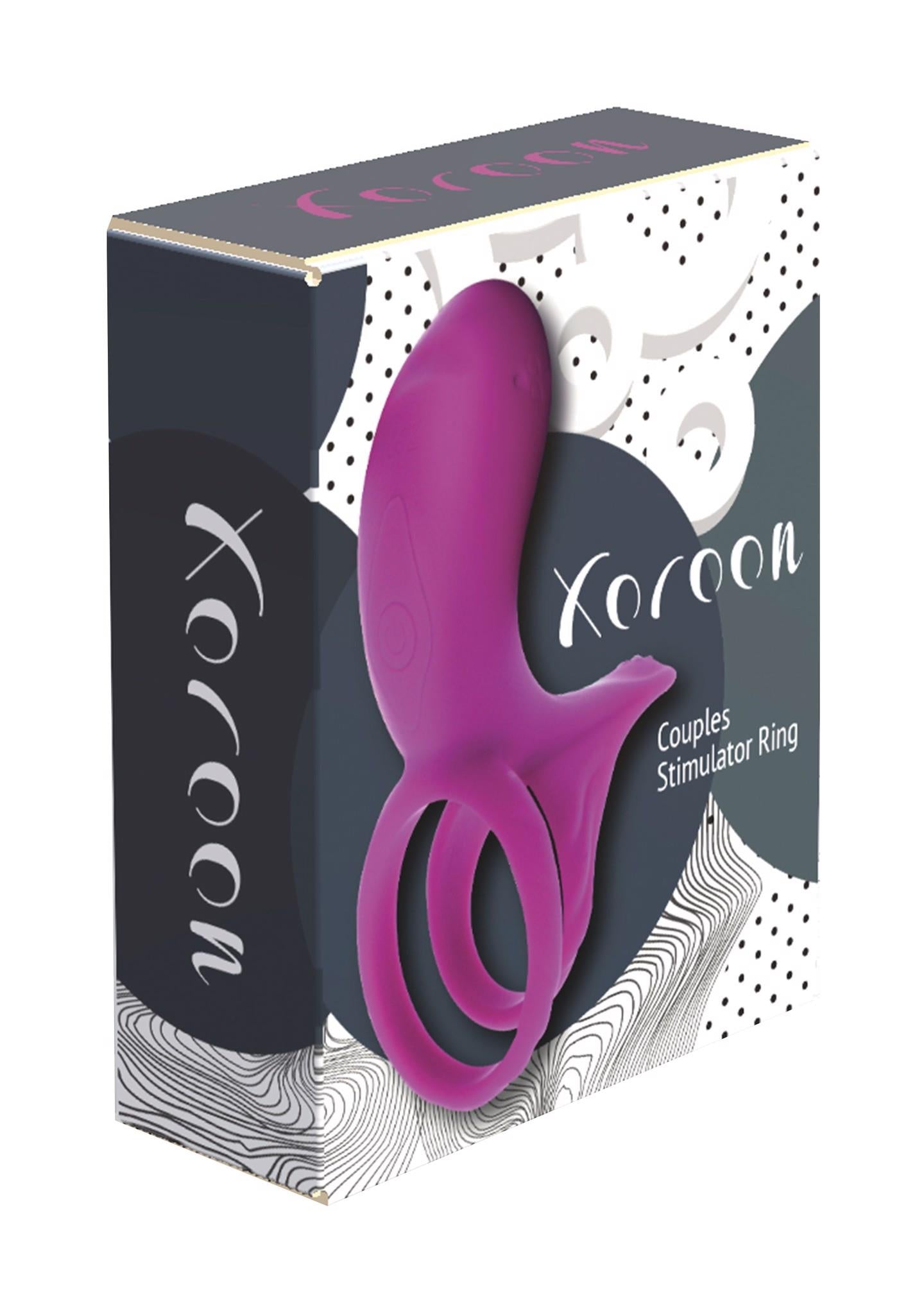 Inel stimulator pentru cupluri fuchsia