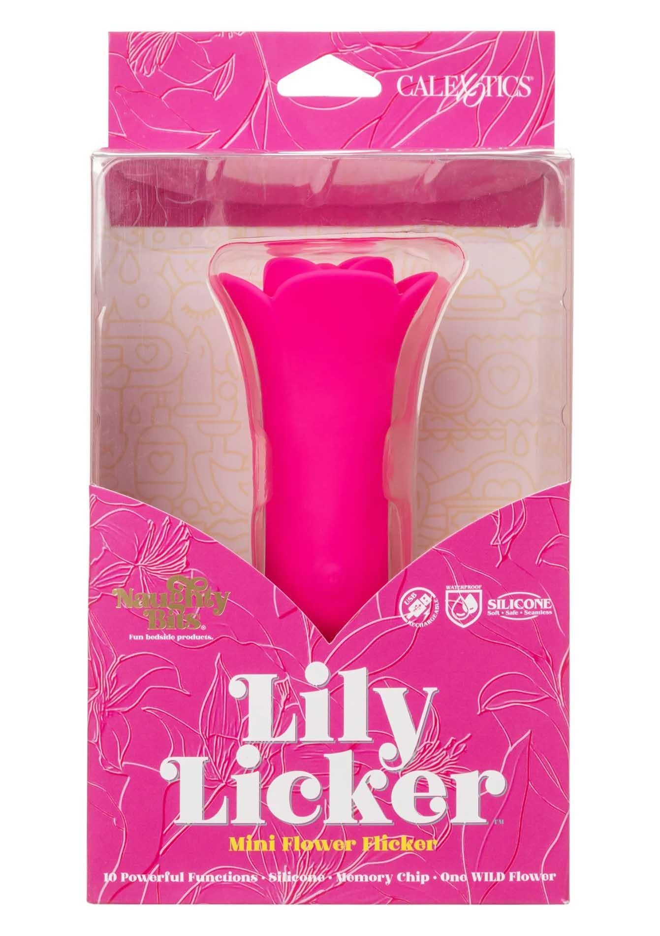 Stimulator Clitoridian USB Calexotics Lily Licker Mini Pink 9,5 cm