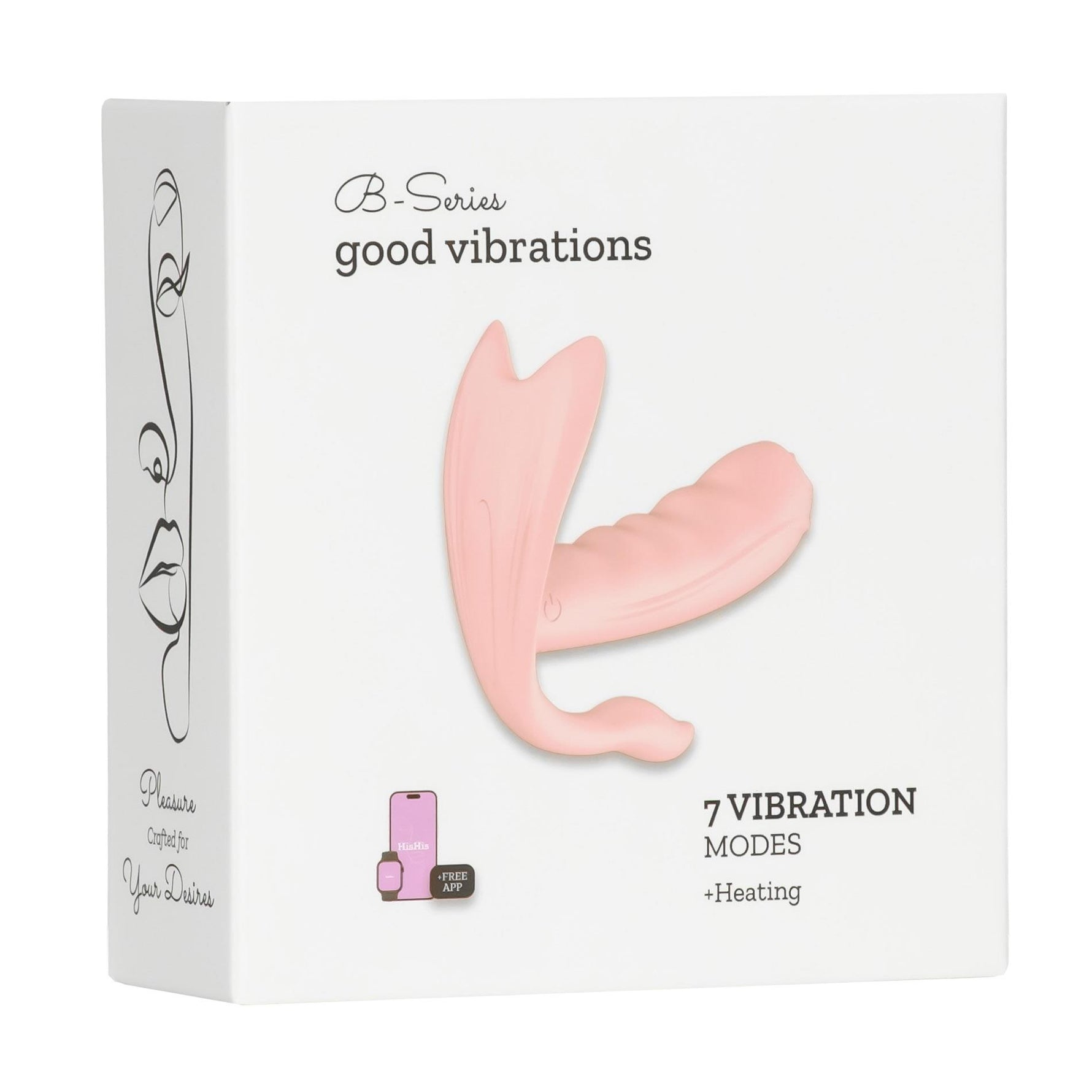 Vibrator încălzit din silicon cu 7 moduri, seria B, aplicație Fox