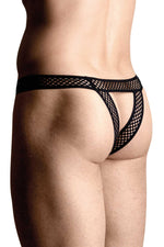 Tanga elegantă și subțire pentru bărbați SoftLine 4486 negru XL