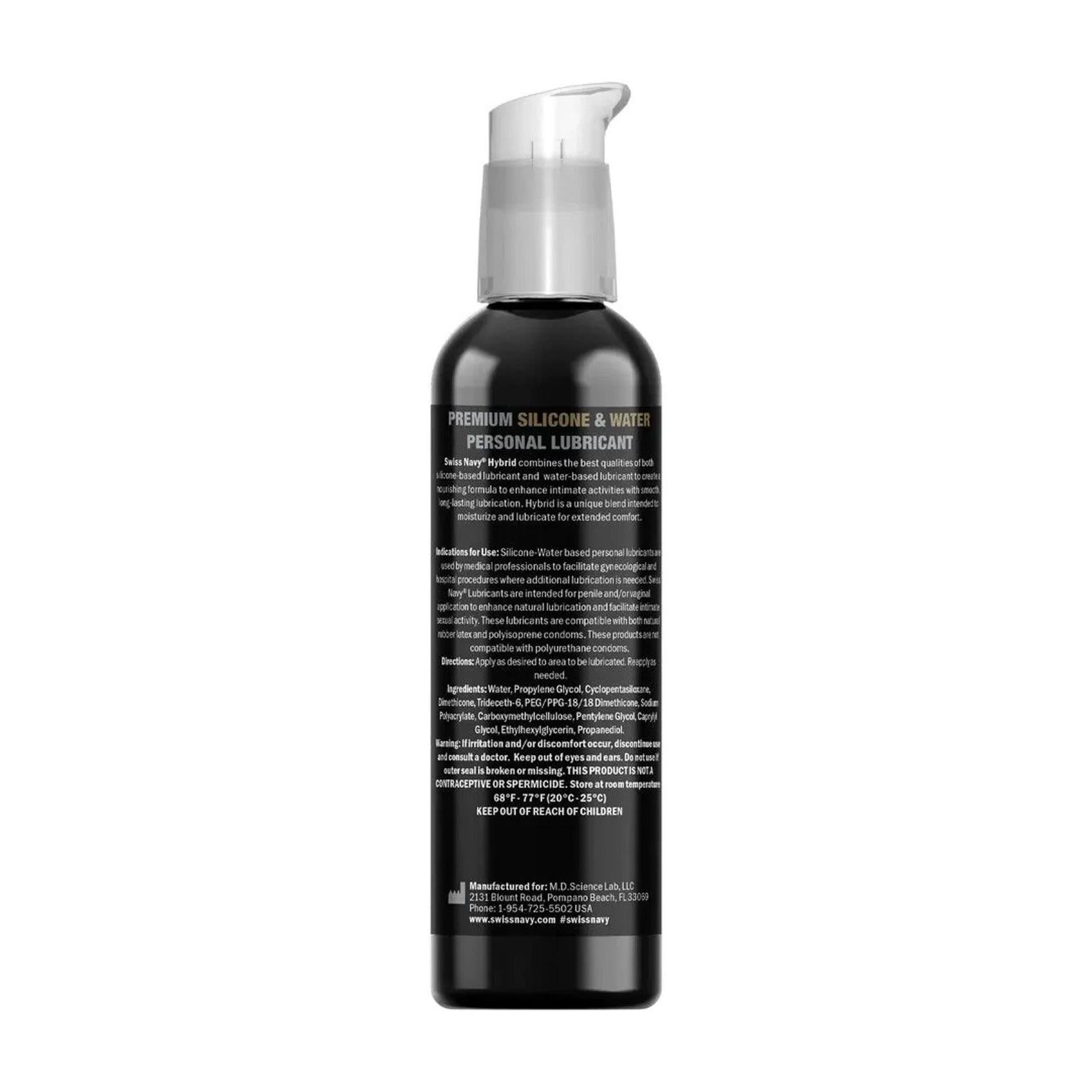 Lubrifiant hibrid premium Swiss Navy 59 ml
