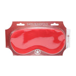 Mască de ochi Ouch Red Satin