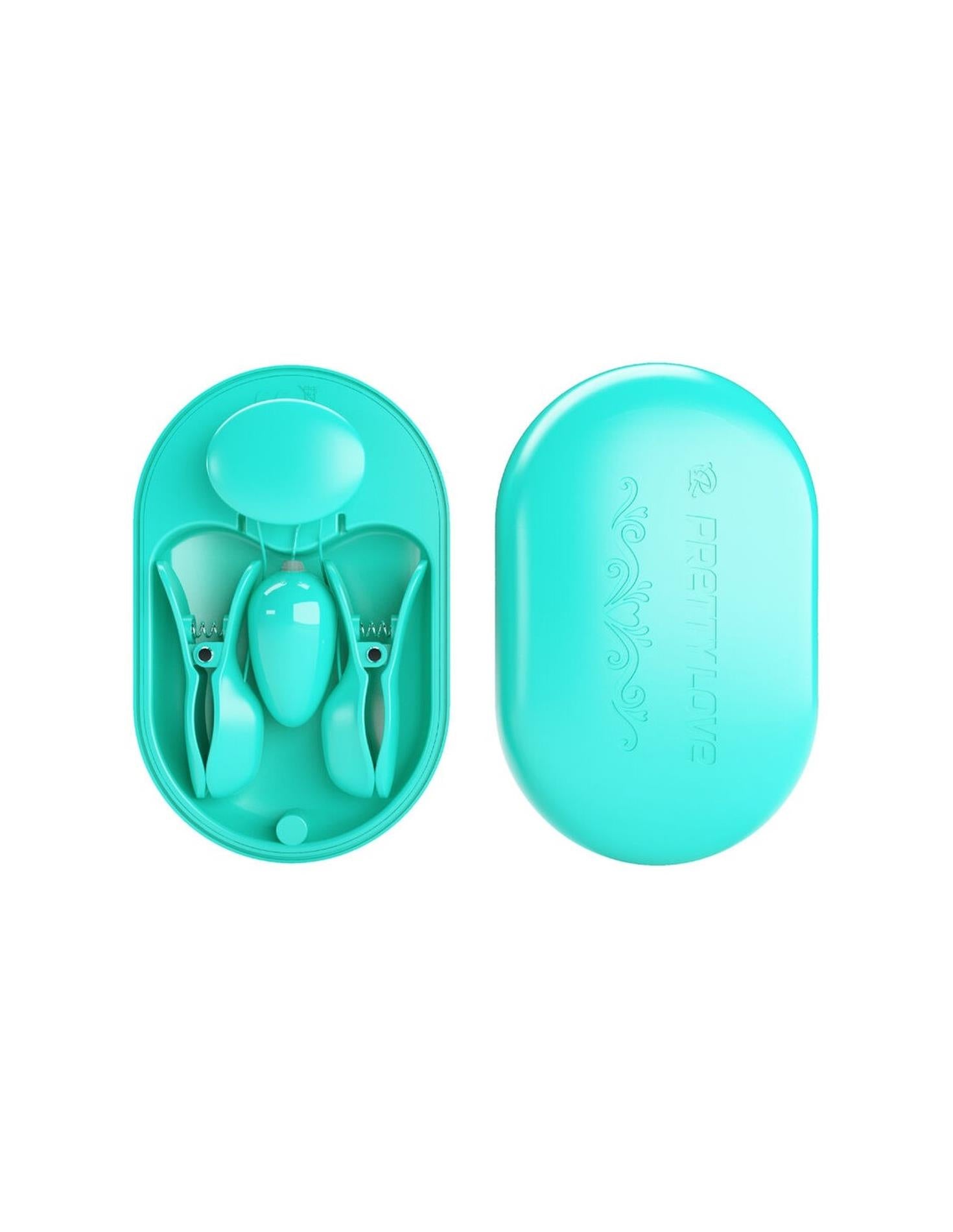 Cleme vibratoare pentru mameloane Pretty Love cu USB