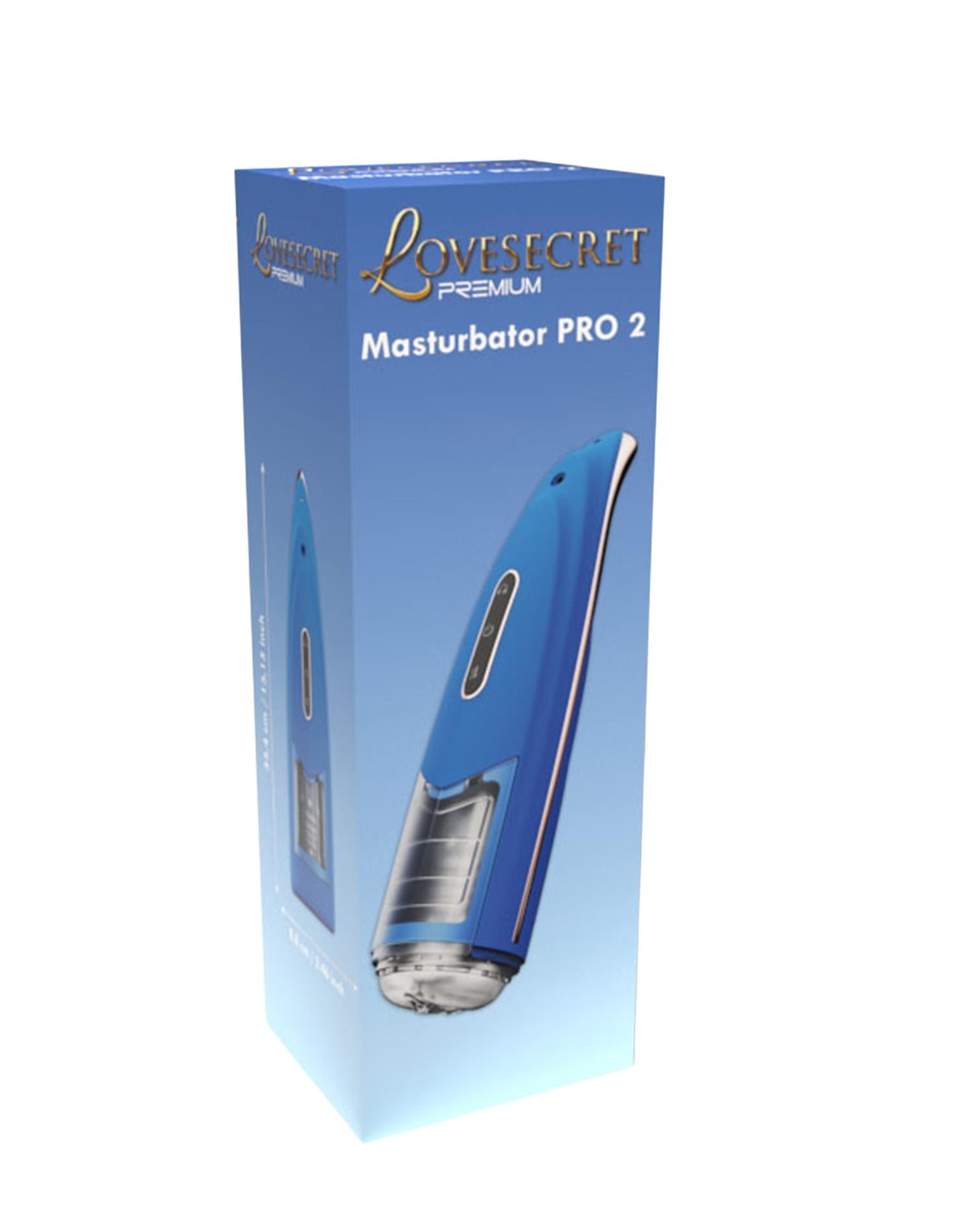 Masturbator masculin Lovesecret Premium Pro 2, 33 cm, rotativ, USB, impermeabil