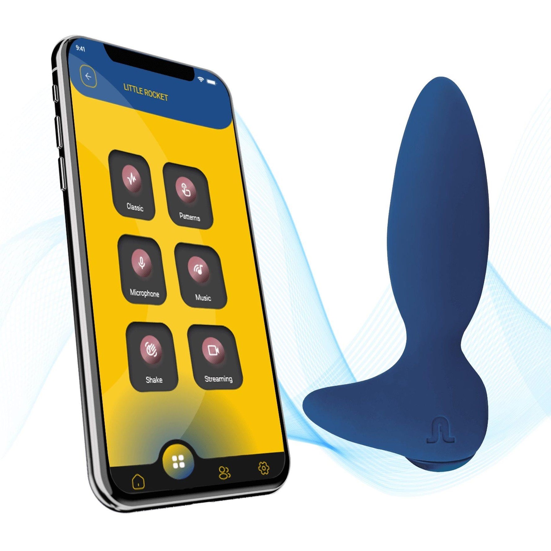 Plug anal vibrant Little Rocket II de la Adrien Lastic cu aplicație IPX7