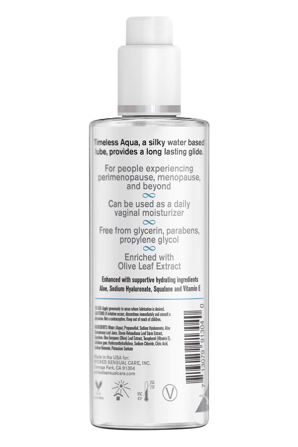 Lubrifiant pe bază de apă Wicked Timeless Aqua 120 ml