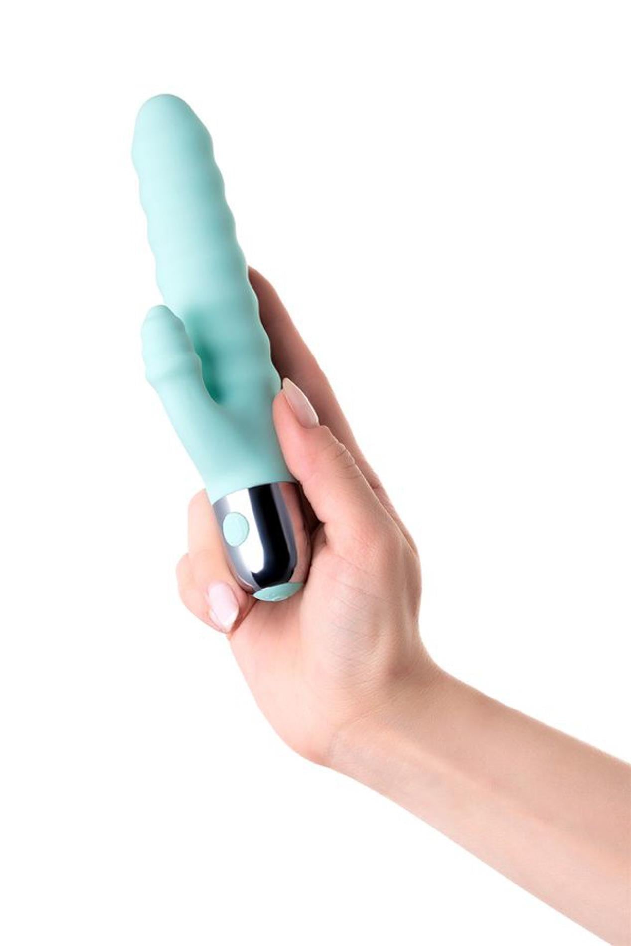 Vibrator Relief Flovetta Flax Silicon Mentă 17,5 cm