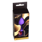 Dop anal din silicon MyLove Toys, violet, mediu, 8 cm