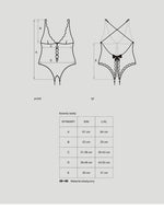 Body Fioronta Obsessive cu crotch deschis S/M