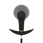 Dop anal gonflabil EasyToys negru 8 cm
