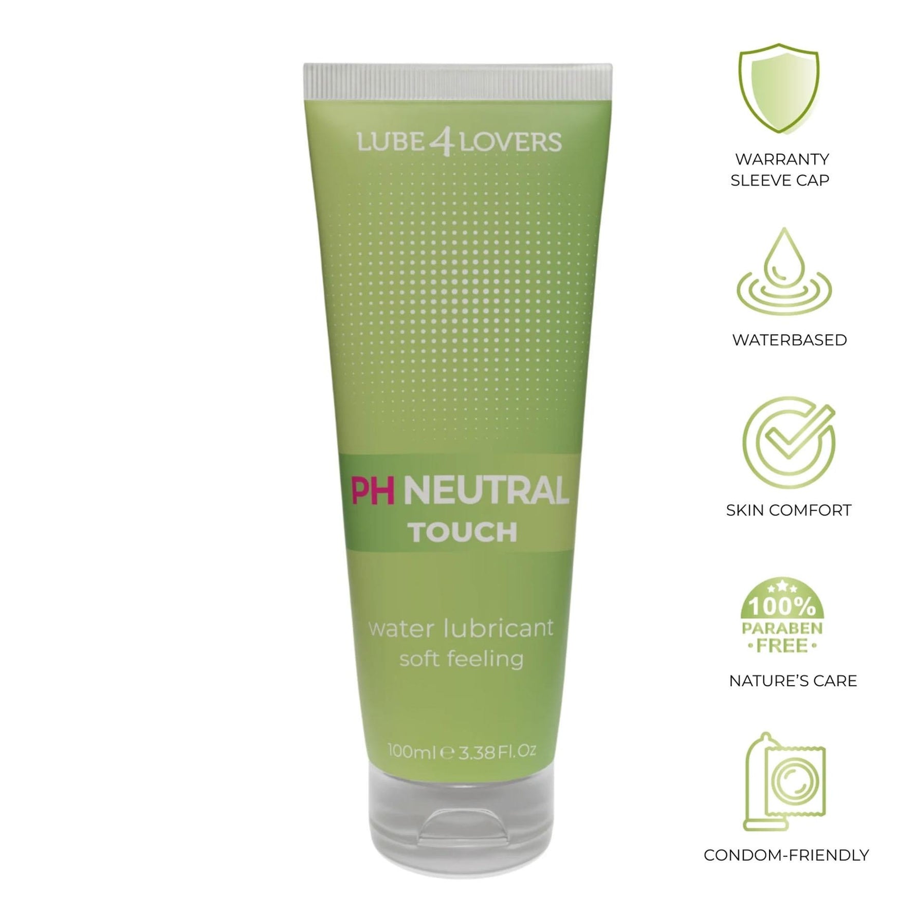 Lubrifiant pe bază de apă Lube4lovers pH neutru la atingere 100 ml