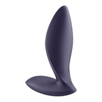 Dop anal vibrant Satisfyer Power Plug USB Bluetooth din silicon