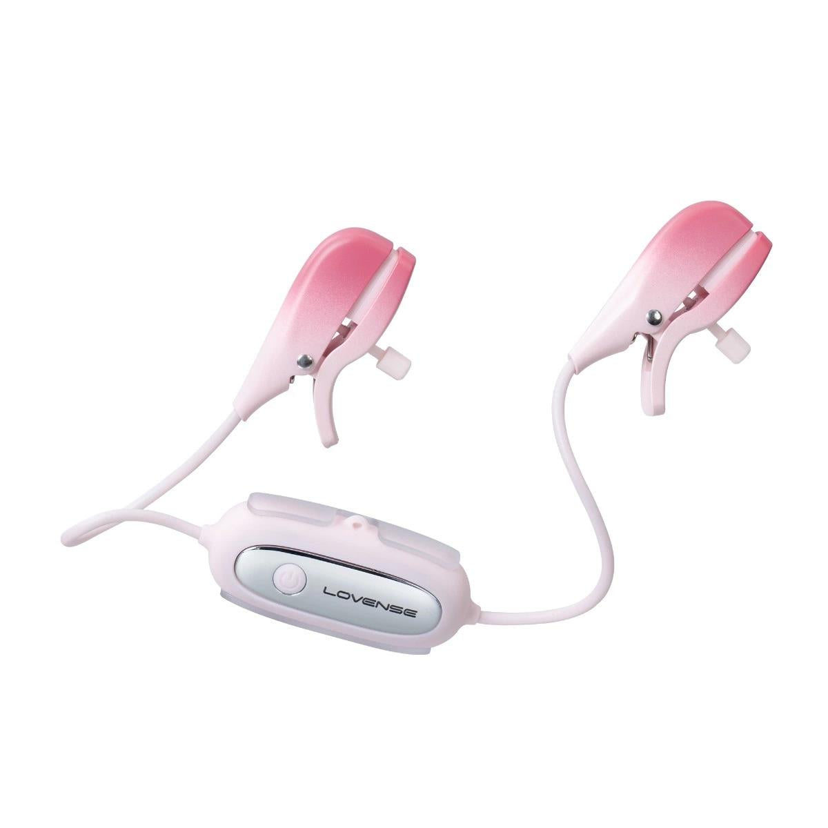 Cleme vibratoare pentru mameloane Lovense Gemini controlate prin aplicație
