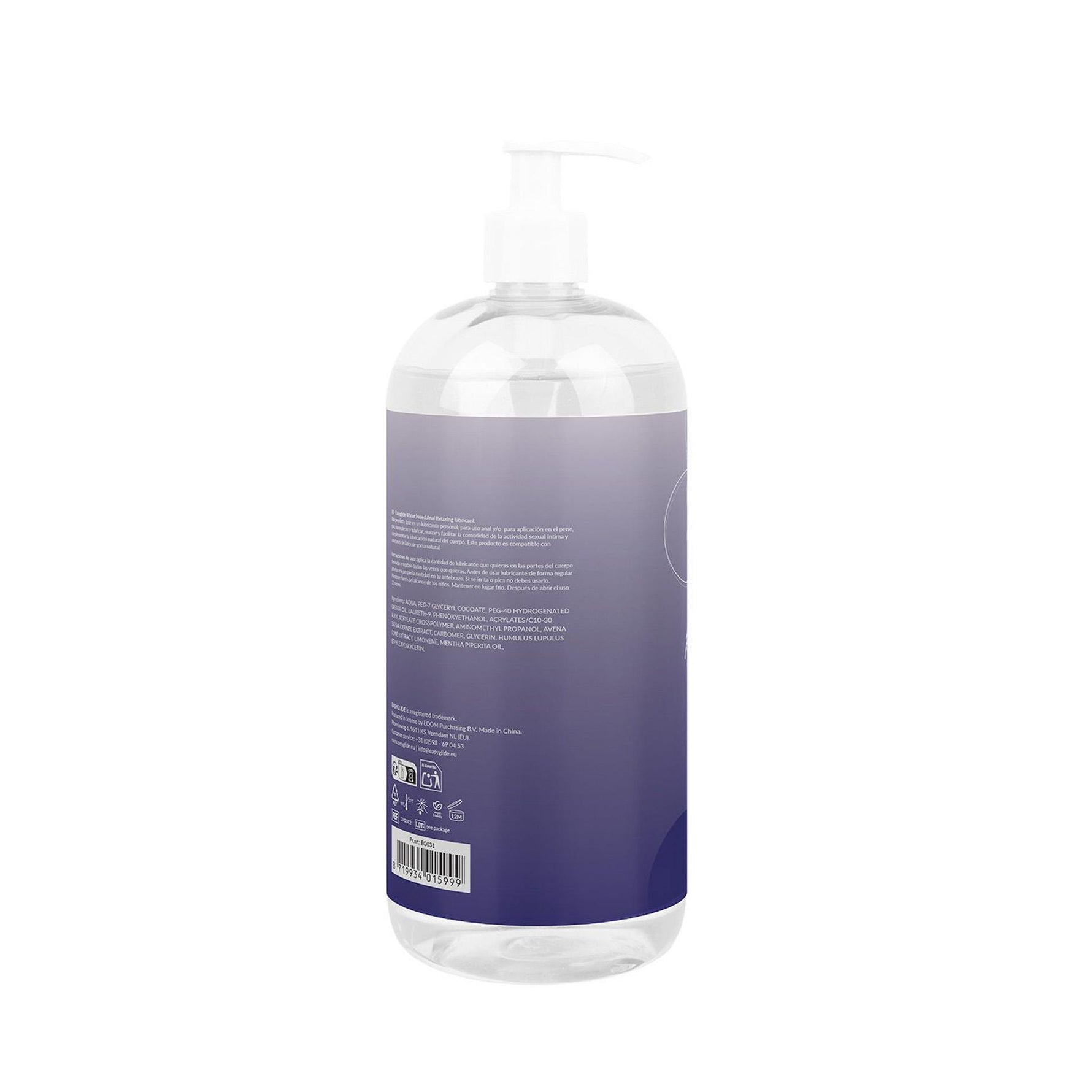 Lubrifiant anal relaxant pe bază de apă EasyGlide 1000 ml