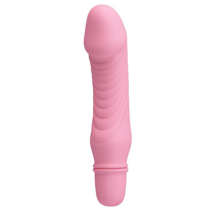 Vibrator Pretty Love Stev din silicon roz, 10 funcții, 13,5 cm