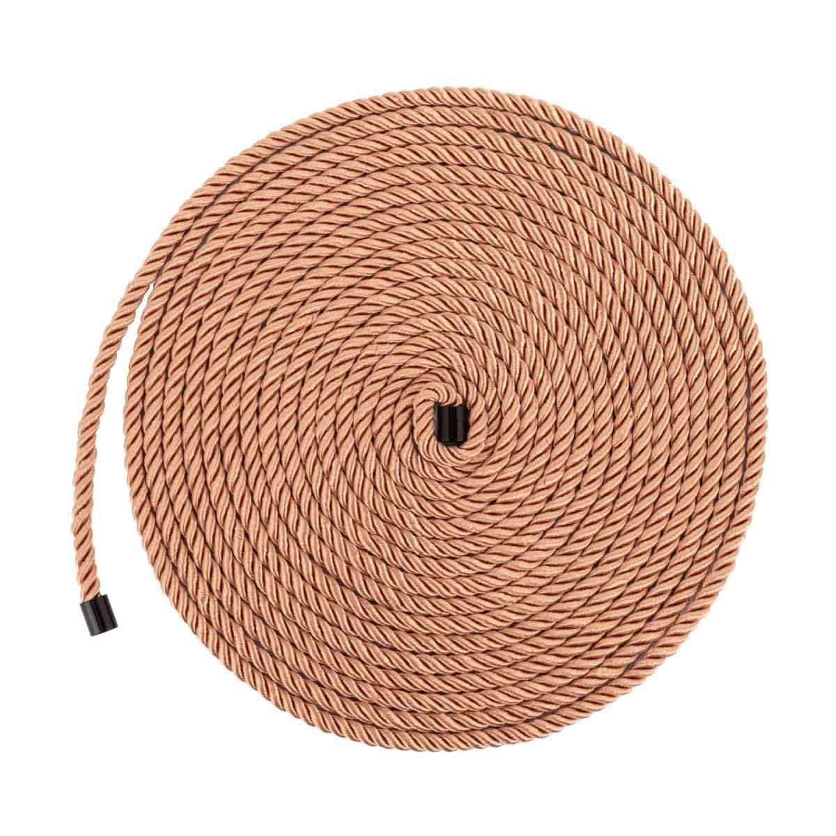 Set de frânghii de lux Rosy Gold pentru bondage