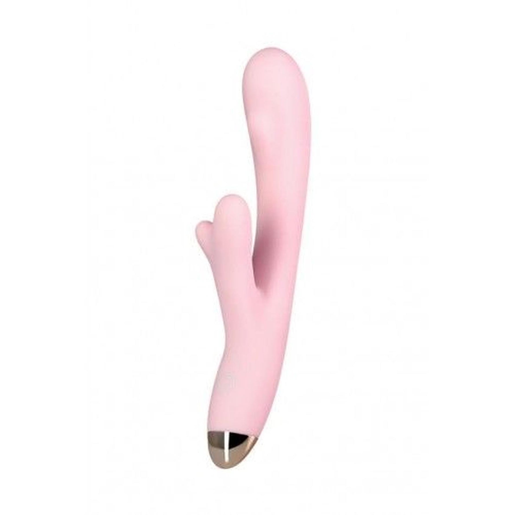 Vibrator Eromantica Meryl din silicon, model iepuraș, roz, USB, 22,5 cm