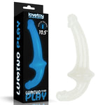 Dildo dublu strălucitor Lumino Play Lovetoy 27 cm