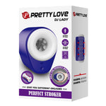 Masturbator Pretty Love DJ Lady cu vibrații și prindere