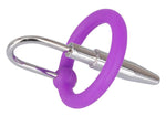 Plug penis cu inel pentru gland, silicon, 6,5 cm