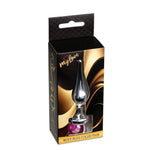 Bijuterii anale din argint MyLove Toys cu diamant roz 9,5 cm