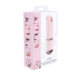 Vibrator ruj mini Loveline Luxe din silicon, roz, 10 cm