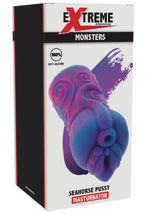 Masturbator din silicon Hidden Desire de la Seahorse, violet, 16-5 cm