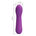 Vibrator pentru punctul G Pretty Love Faun din silicon moale, violet