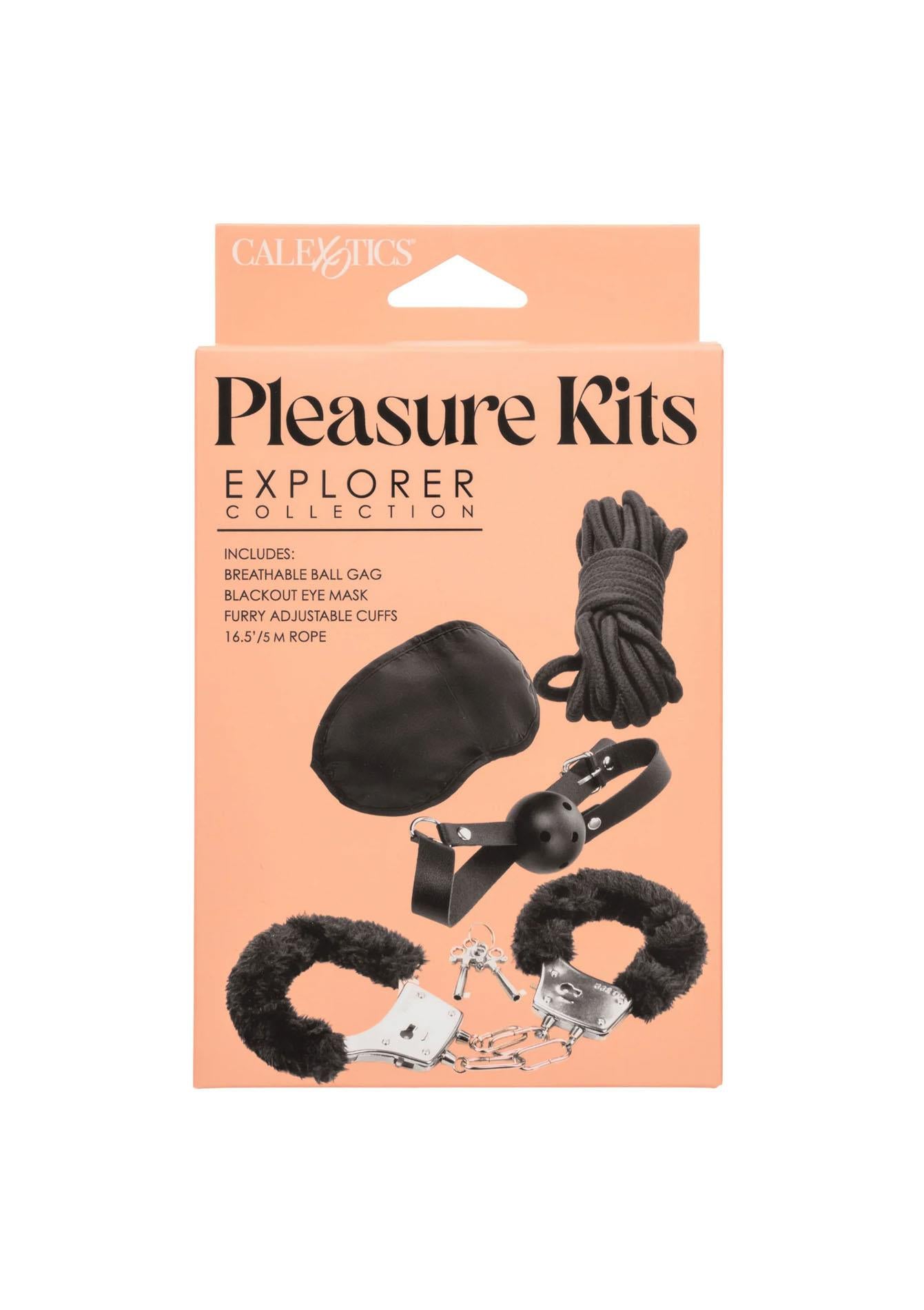 Set de bondage Calexotics Explorer Collection Negru