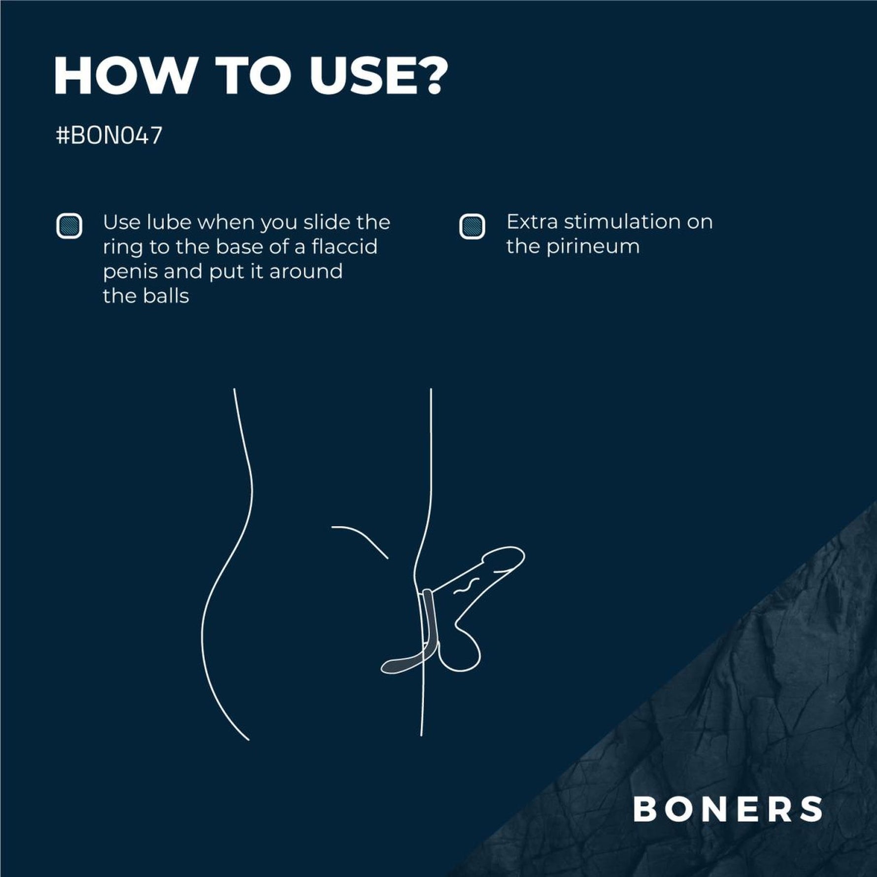 Inel de penis Boners din silicon