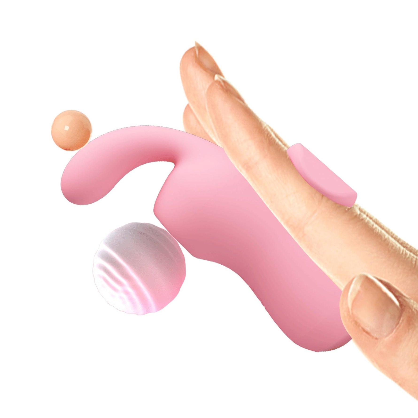 Vibrator cu deget cu dublă stimulare Magic Fairy Pretty Love