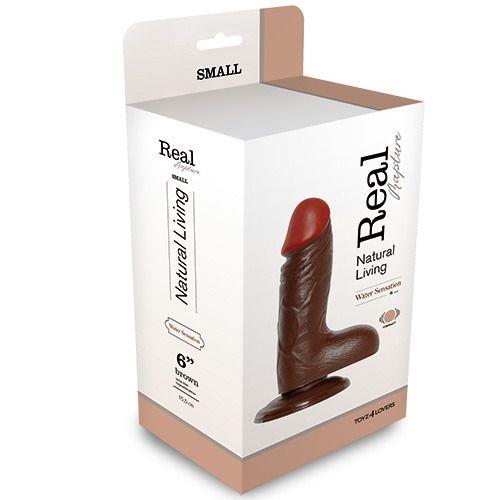 Vibrator realist Real Rapture maro 17 cm