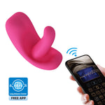Vibrator din silicon Pretty Love Hazelynn controlat prin aplicație 11 cm