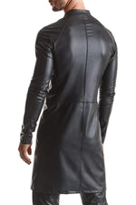 Palton Regnes Fetish Planet wetlook negru L