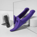 Dildo multi-orgasmic cu strap on me, violet, S