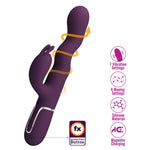 Vibrator Laursen Purple Wave Rabbit