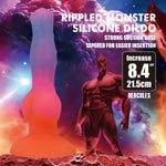 Dildo ondulat din silicon Power Monsters Hercules 21.5 cm