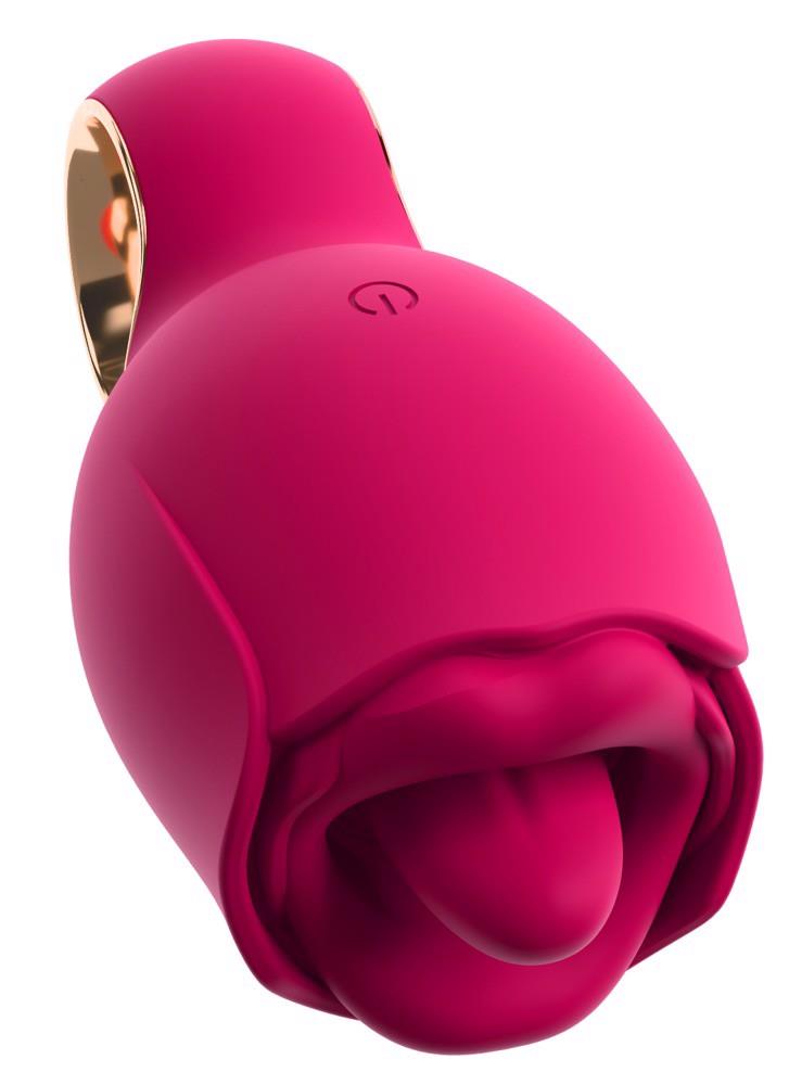 Vibrator rotativ cu limbă USB din silicon You2Toys