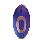 Dop anal vibrant Hueman Voyager din silicon violet cu telecomandă USB